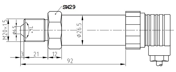 PTL702Z尺寸圖