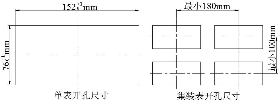 LJSY-101開孔尺寸