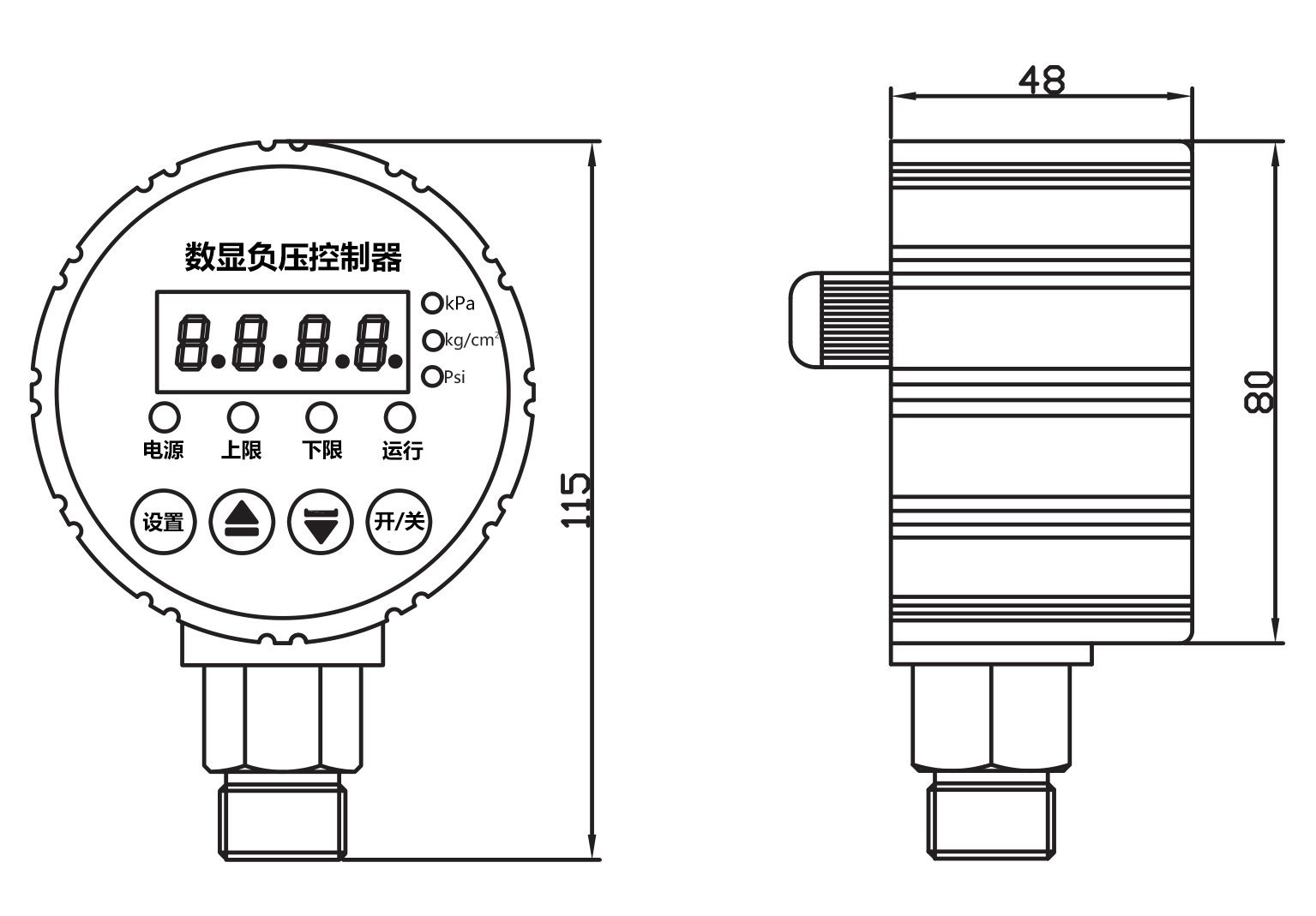 YL-802尺寸圖